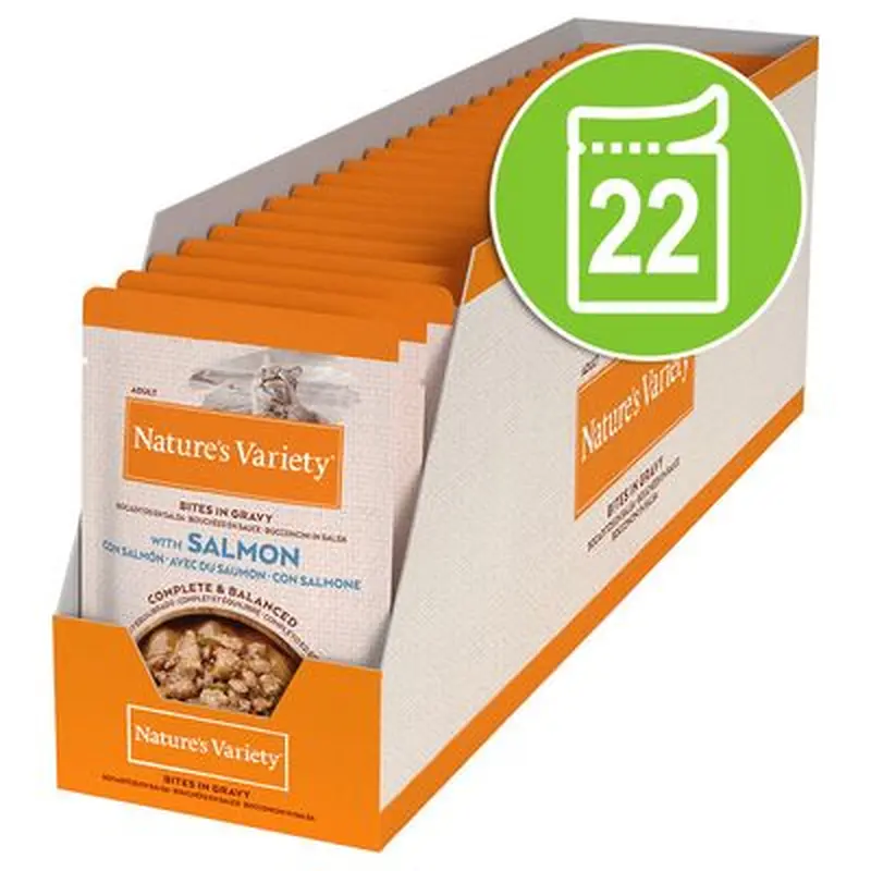 Nature's Variety Bites in Gravy 22 x 85g - with Chicken