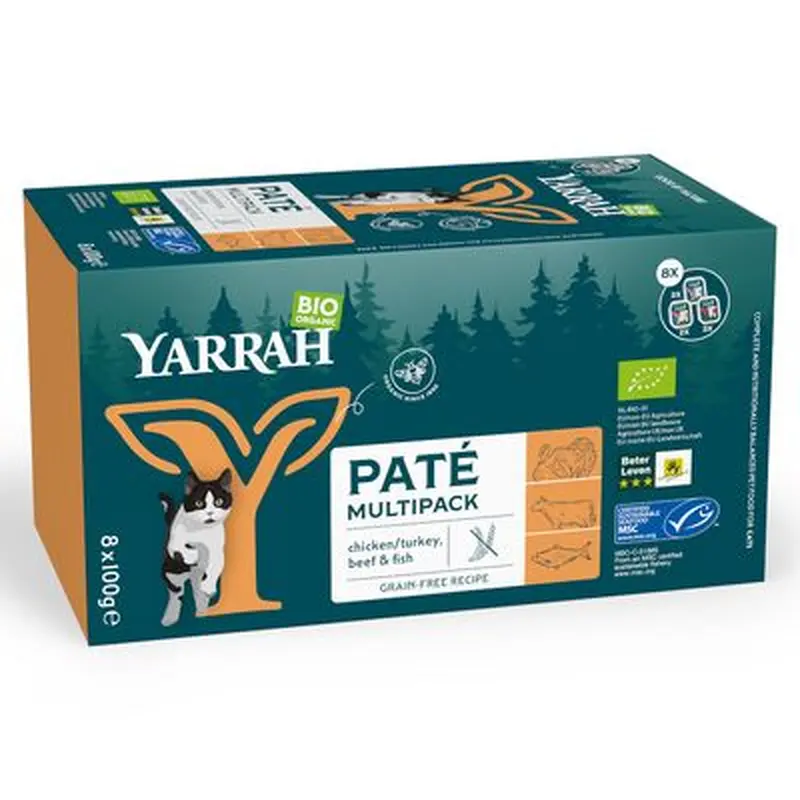 Yarrah Organic Pt Multipack 8 x 100g - Mixed Pack
