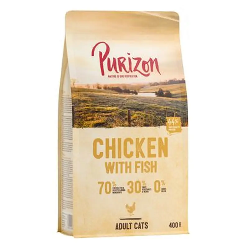 3 x 400g Purizon Dry Cat Food - Special Price! * - Adult Duck & Fish (3 x 400g)