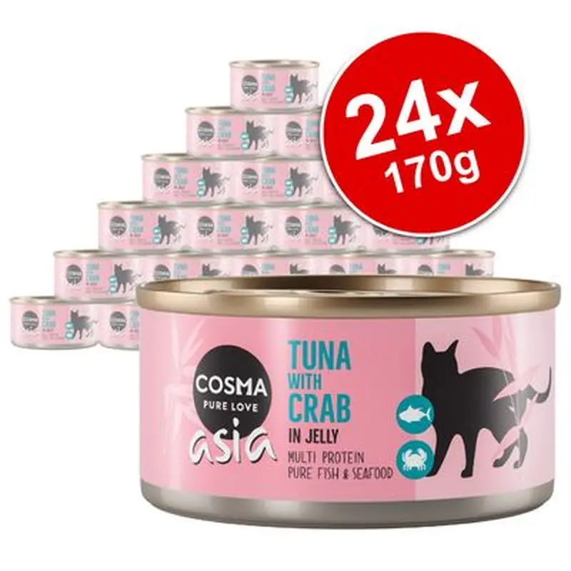 Cosma Asia in Jelly Saver Pack 24 x 170g - Mix Fruits (3 Varieties)