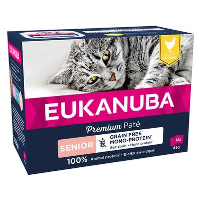 Eukanuba Grain Free Senior - Chicken - 12 x 85g