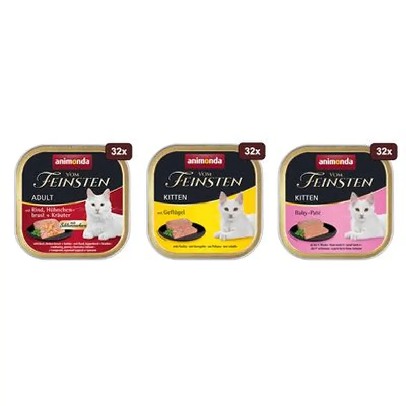 animonda Vom Feinsten Kitten Megapack 96 x 100g - Mixed Pack I
