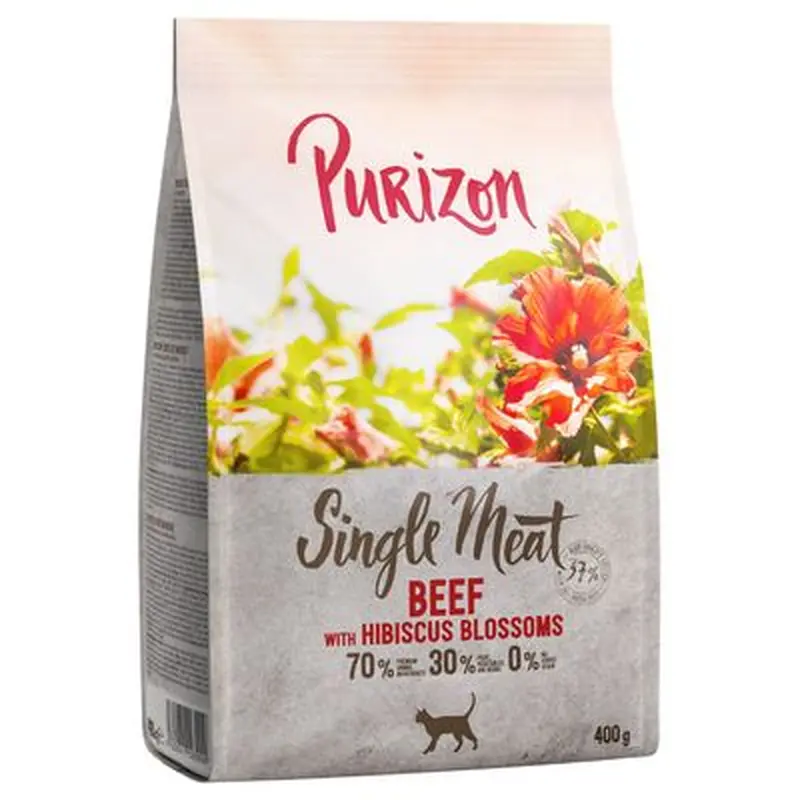 Purizon Single Meat Beef with Hibiscus Blossoms - 6.5kg