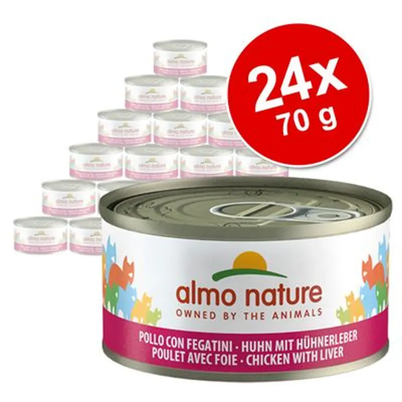 Almo Nature Saver Pack 24 x 70g - HFC Natural Salmon with Carrots in Jelly