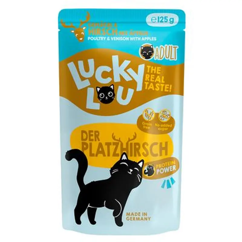 Lucky Lou Adult 16 x 125g - Poultry & Salmon