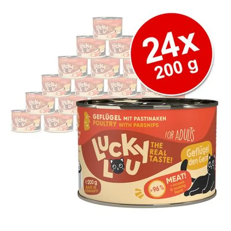 Lucky Lou Adult Saver Pack 24 x 200g - Poultry & Duck