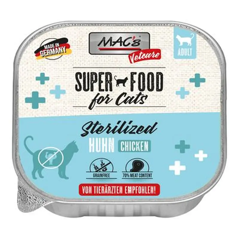 MAC's Cat Vetcare Sterilised with Chicken - Saver Pack: 32 x 100g
