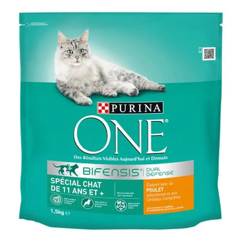 PURINA ONE Senior +11 Chicken - 4 x 1,5 kg