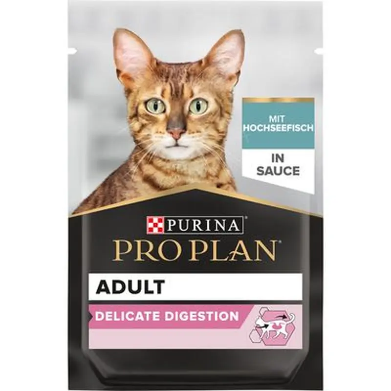 PURINA PRO PLAN Cat Adult Delicate Digestion 6 x 85 g - Ocean Fish