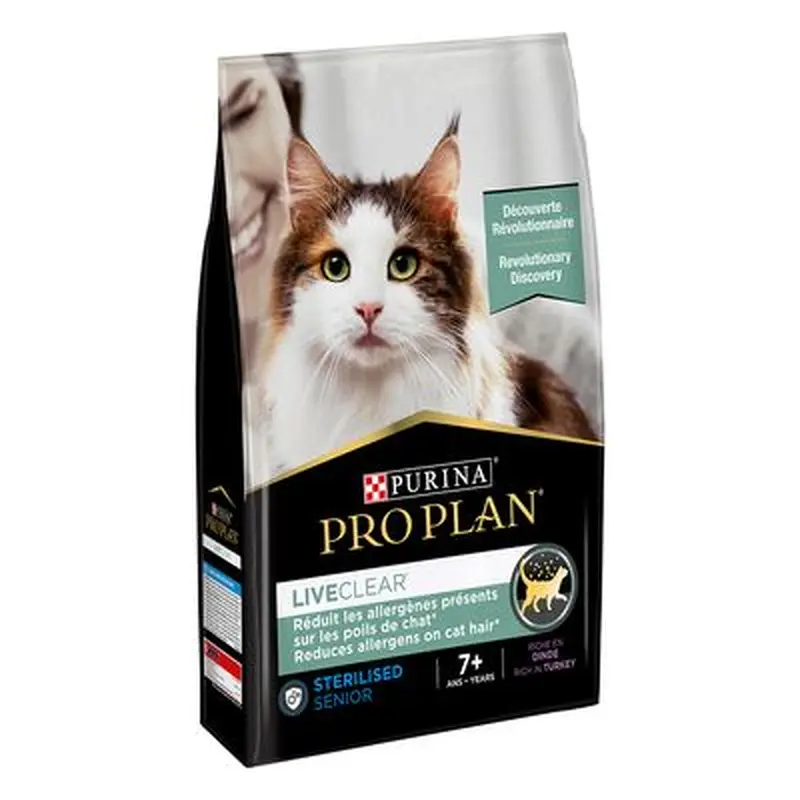PURINA PRO PLAN LiveClear Sterilised Senior 7+ - Turkey - Saver Pack: 2 x 2.8kg