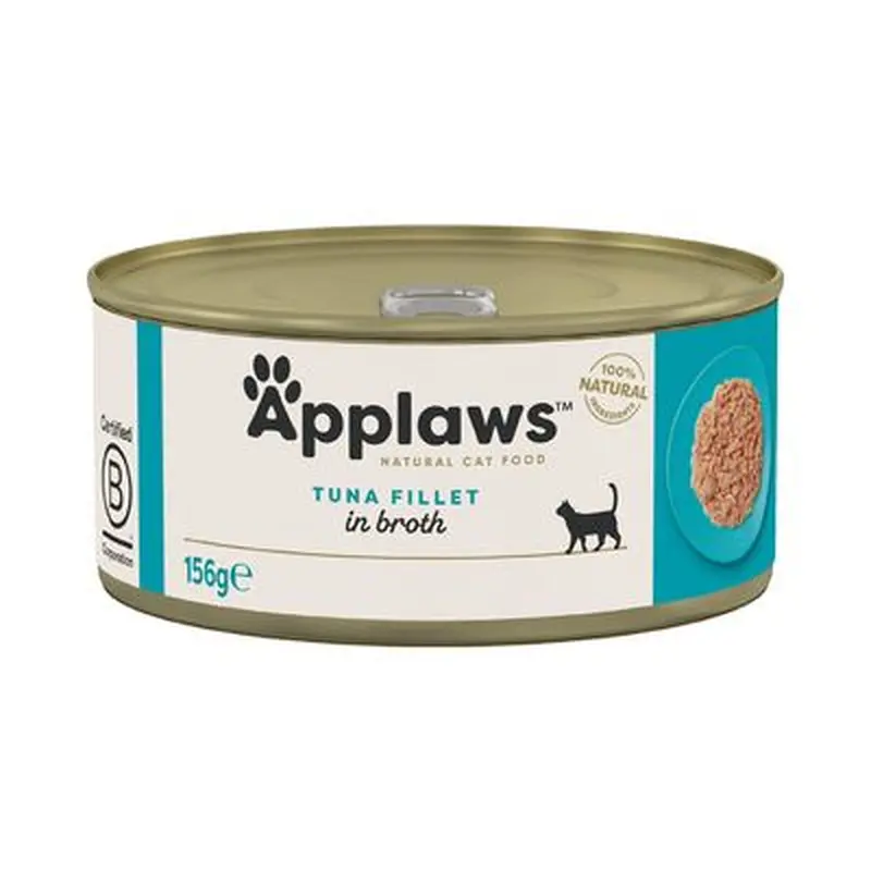 Applaws Cat Food Cans 156g - Tuna / Fish - Tuna Fillet with Salmon 6 x 156g