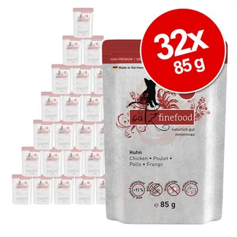 catz finefood Senior Saver Pack 32 x 85g - Chicken