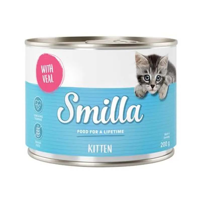 Smilla Kitten 6 x 200g - with Salmon