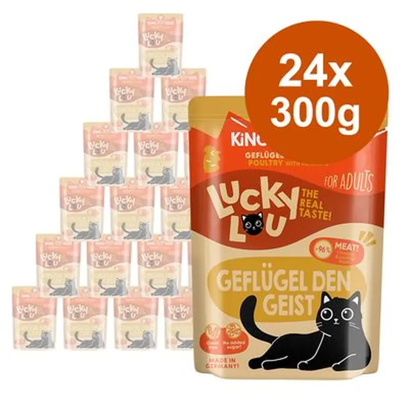 Lucky Lou Adult Saver Pack 24 x 300g - Poultry & Pheasant