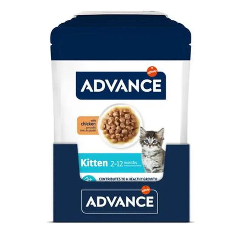 Advance Kitten Chicken - 12 x 85g