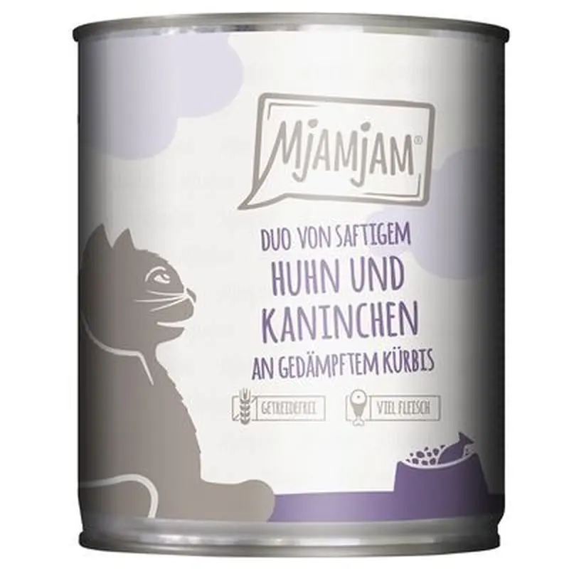 MjAMjAM Duo 6 x 800g - Tender Duck & Chicken with Carrots