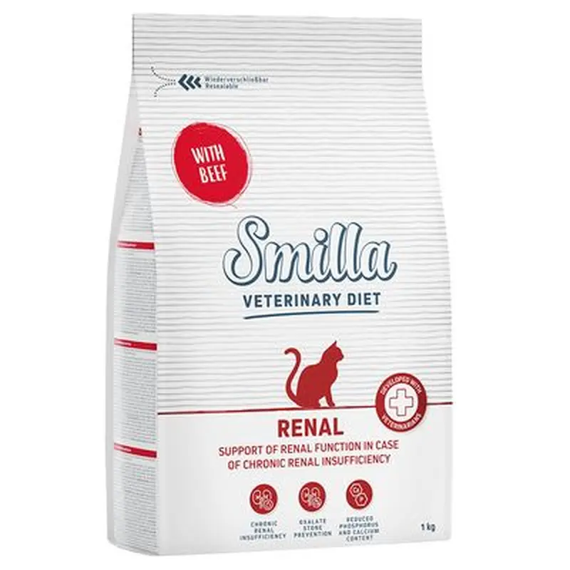 Smilla Veterinary Diet Renal Beef - 4kg