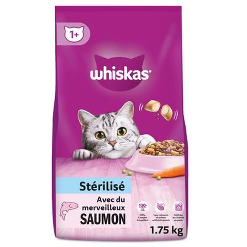 Whiskas Sterilised Salmon - 1.75kg
