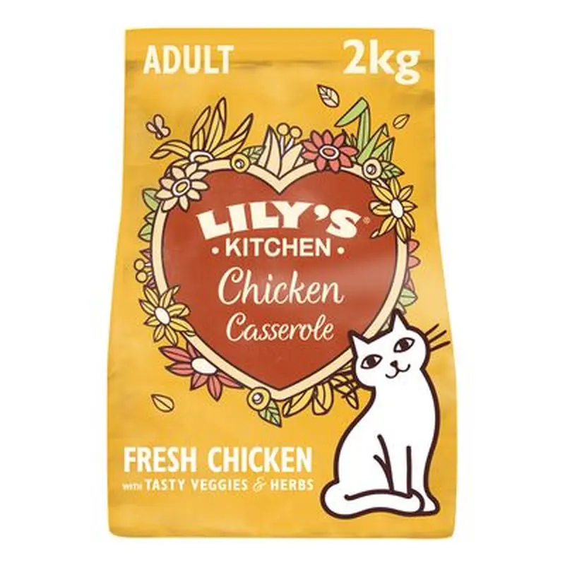 Lily's Kitchen Chicken Casserole Dry Cat Food - 2kg