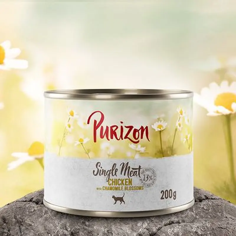 Purizon Single Meat 6 x 200g - Chicken with Chamomile Blossoms