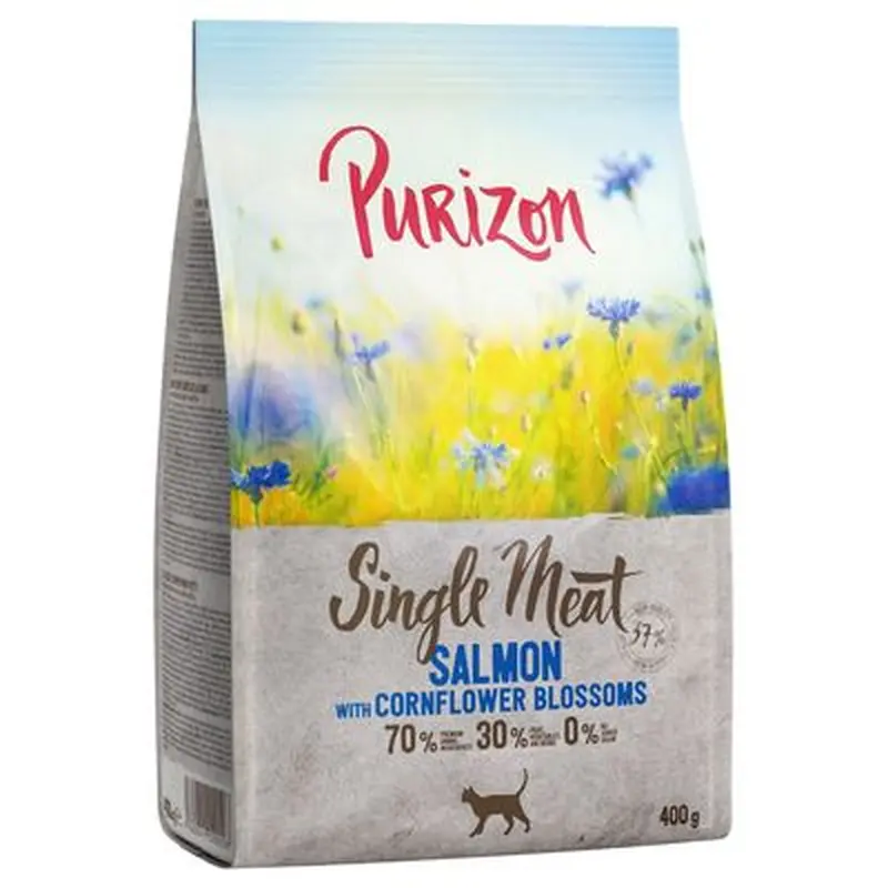 Purizon Single Meat Salmon with Cornflower Blossoms - 400g