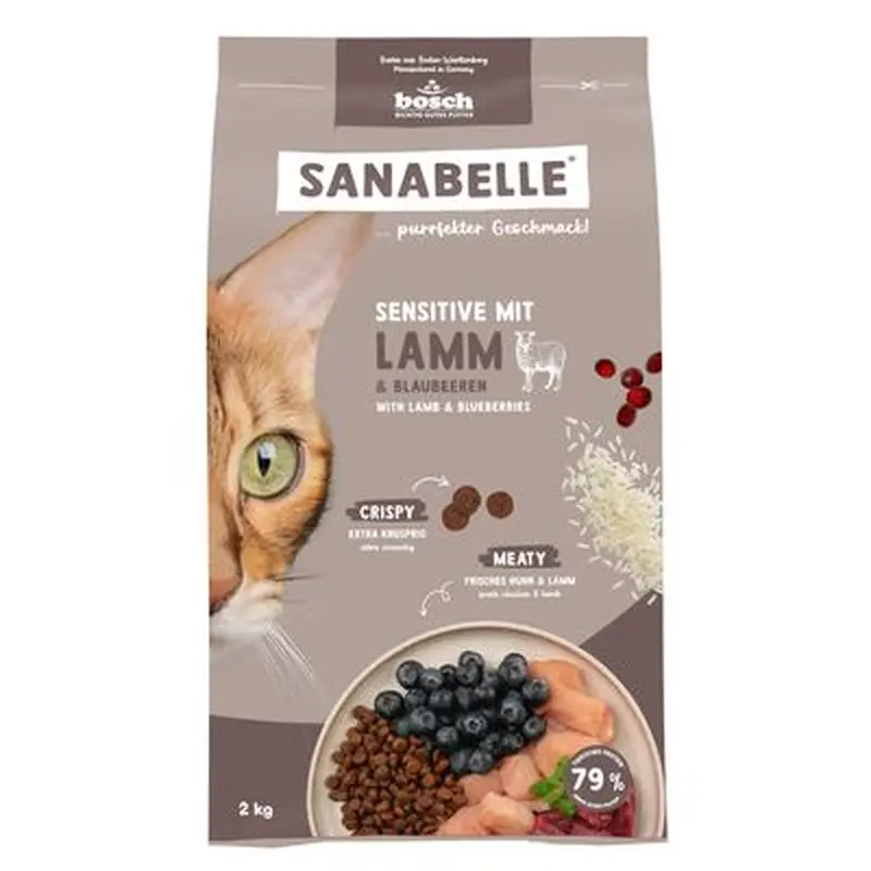 Sanabelle Sensitive with Lamb & Blueberries - 2kg