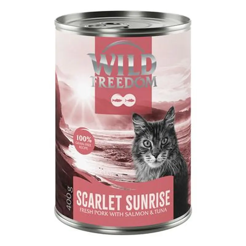 Wild Freedom Adult \"Red\" - Grain-Free Recipe 6 x 400g - Velvet Gloom - Pork, Turkey & Trout