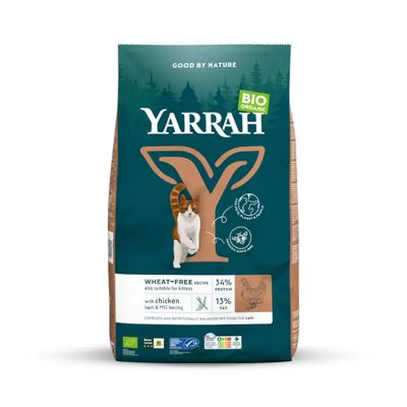 Yarrah Organic Wheat-Free with Organic Chicken & Fish - 10kg