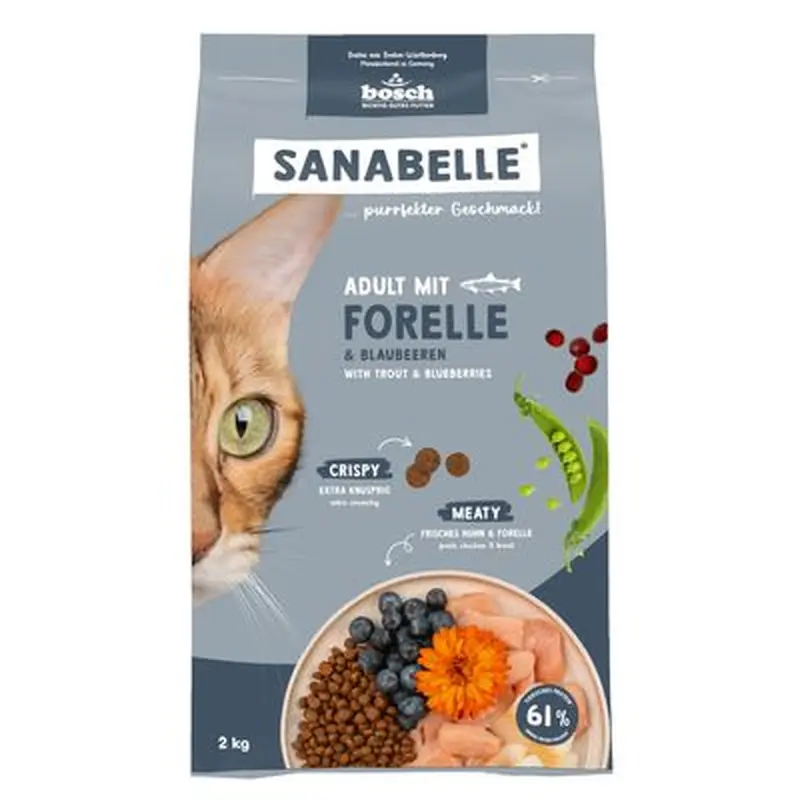 Sanabelle Adult with Trout & Blueberries - 2kg