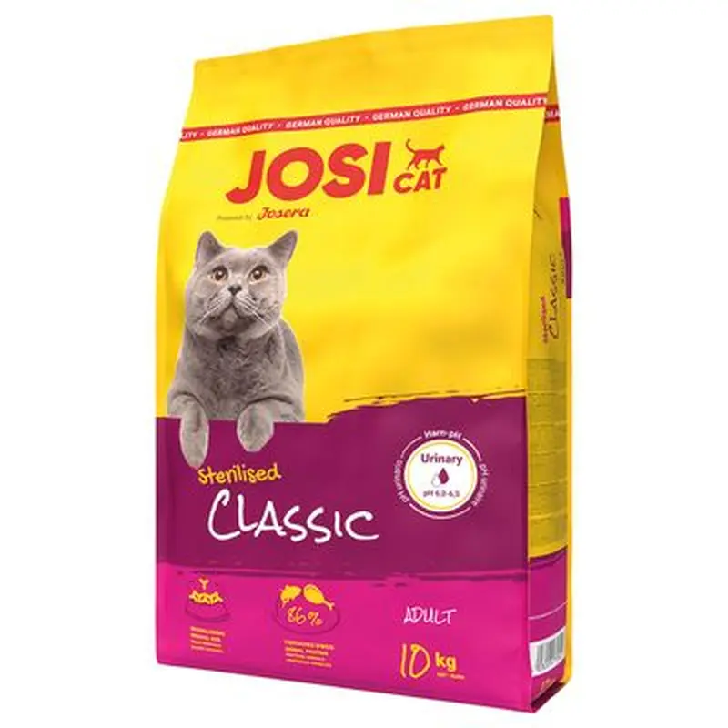 JosiCat Sterilised Classic Salmon - Saver Pack: 2 x 650g