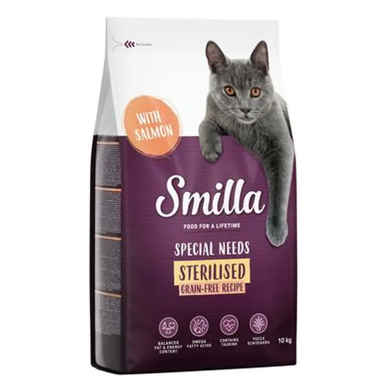 Smilla Sterilised Grain-Free Recipe with Salmon - 4kg