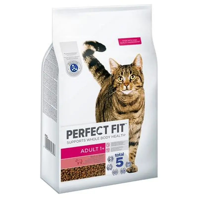 Perfect Fit Adult 1+ Rich in Beef - Economy Pack: 2 x 7kg