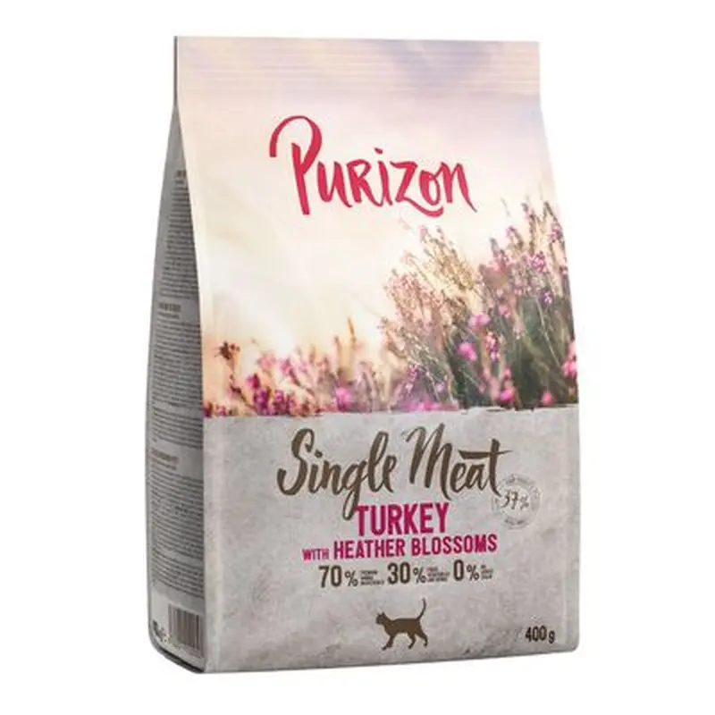 Purizon Single Meat Turkey with Heather Blossoms - 2 x 6.5kg