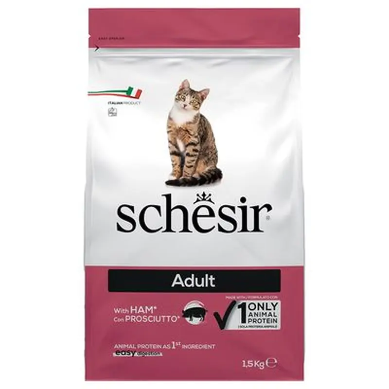 Schesir Cat Original with Ham - Economy Pack: 2 x 1.5kg