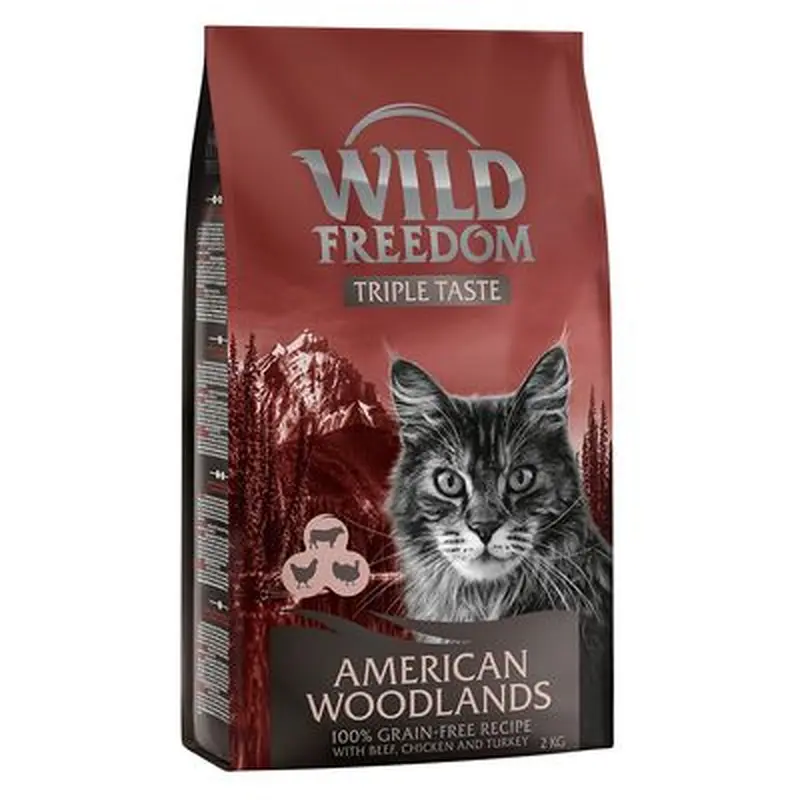 Wild Freedom Adult \"Triple Taste\" Economy Packs 3 x 2kg - "African Savannas" - Grain-Free