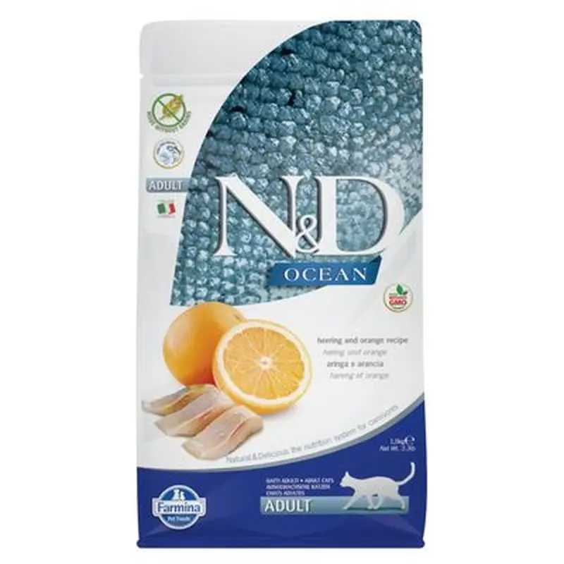 Farmina N&D Ocean grain-free Herring & Orange Adult - 1.5 kg