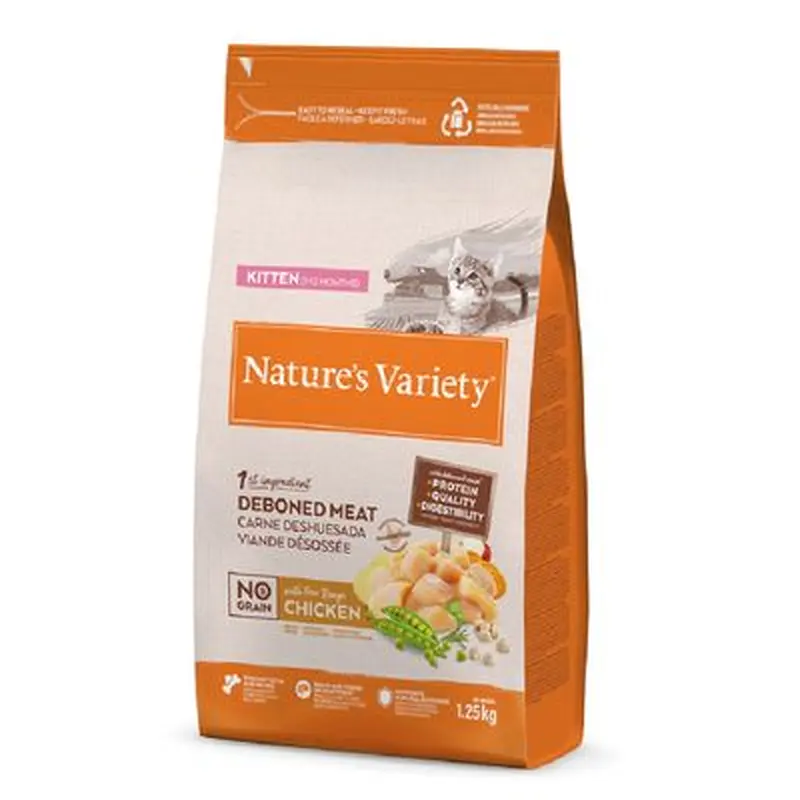 Nature's Variety No Grain Kitten Free-Range Chicken - 1.25kg