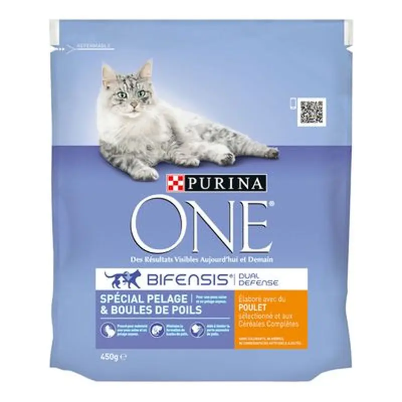 PURINA ONE Coat And Hairball Chicken - 4 x 1,5 kg