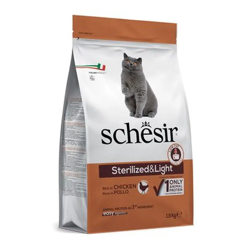 Schesir Sterilised & Light with Chicken - 10 kg