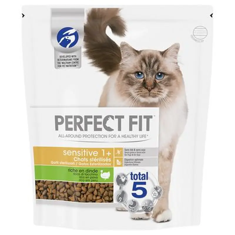 Perfect Fit Sterilised Sensitive 1+ Rich in Turkey - 1.4kg