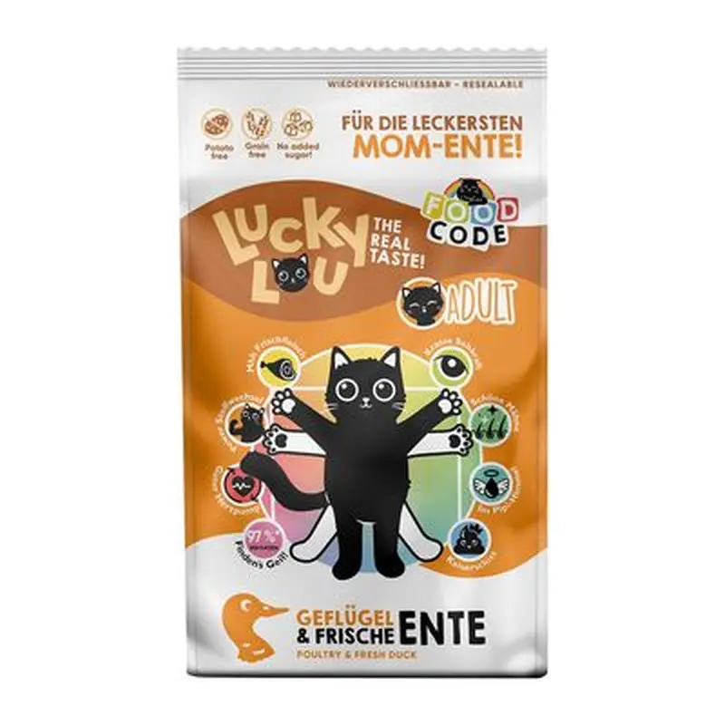 Lucky Lou Adult Poultry & Duck - Economy Pack: 2 x 340g