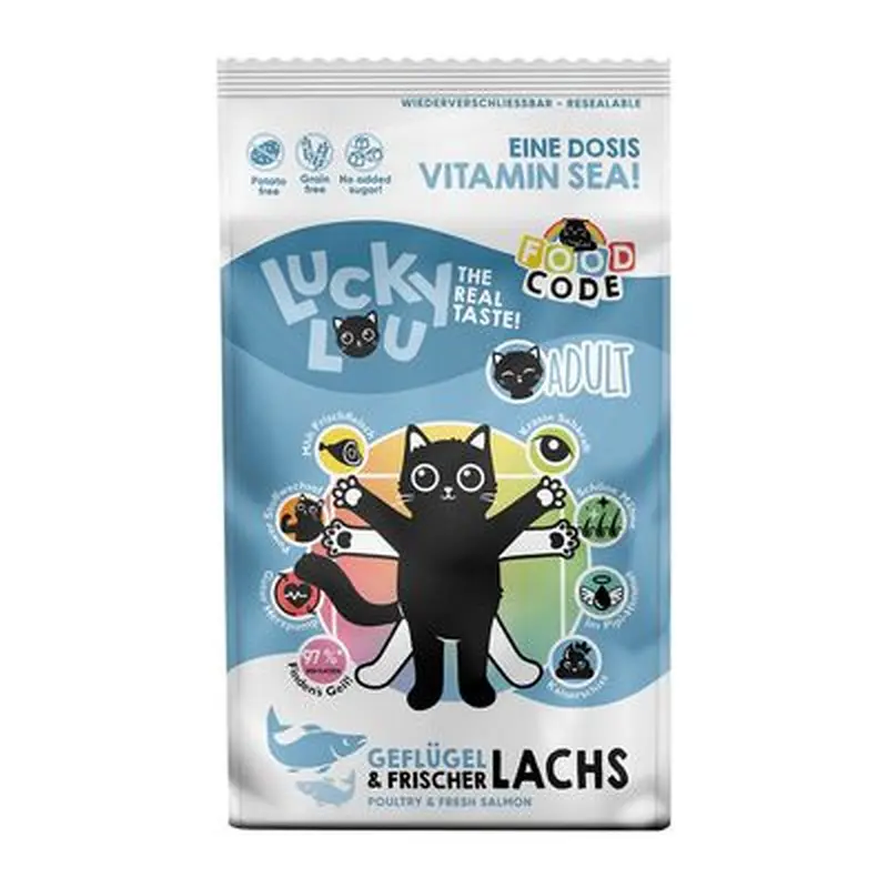 Lucky Lou Adult Poultry & Salmon - 340g