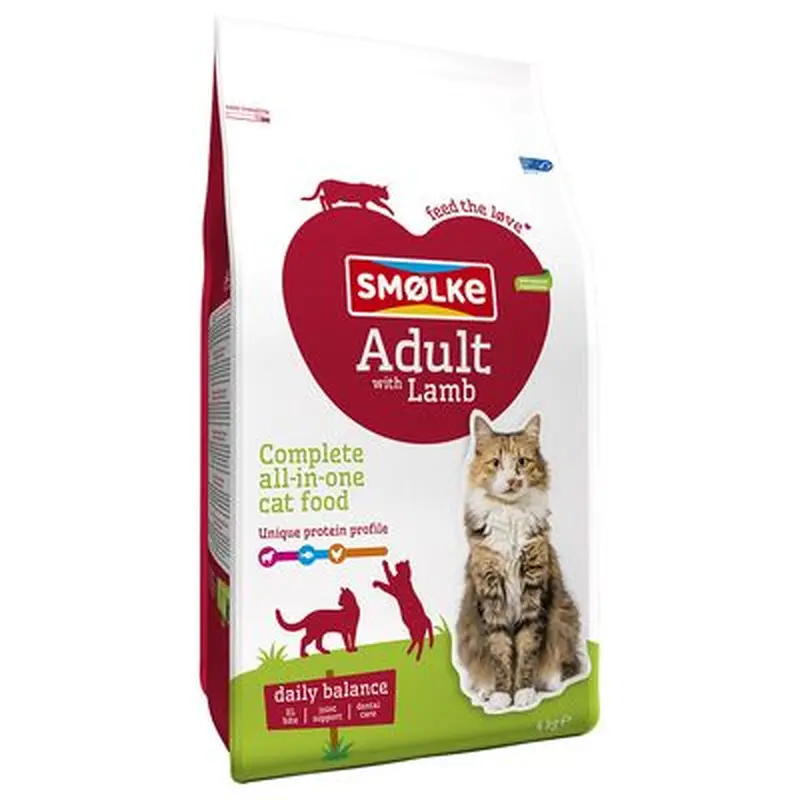 Smlke Adult Cat Food with Lamb - 10kg
