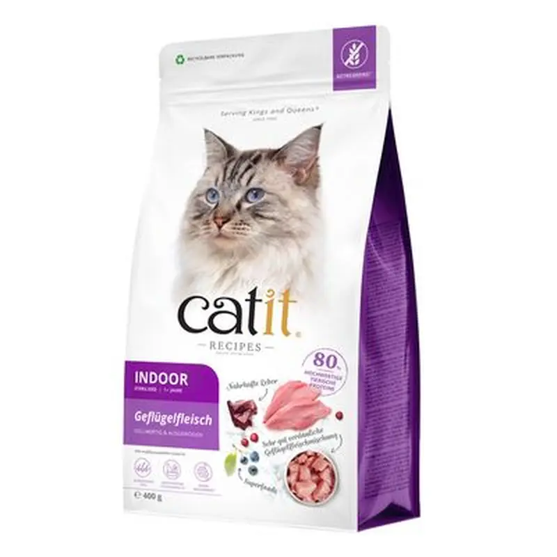 Catit Recipes Adult Indoor Sterilised - Economy Pack: 2 x 2kg