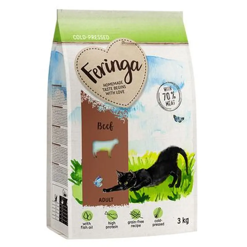 Feringa Adult Cold-Pressed Beef - Economy Pack: 3 x 3kg
