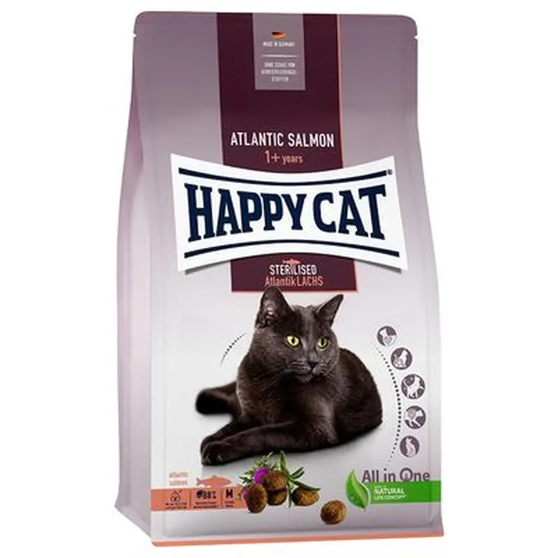 Happy Cat Sterilised Atlantic Salmon - 10kg