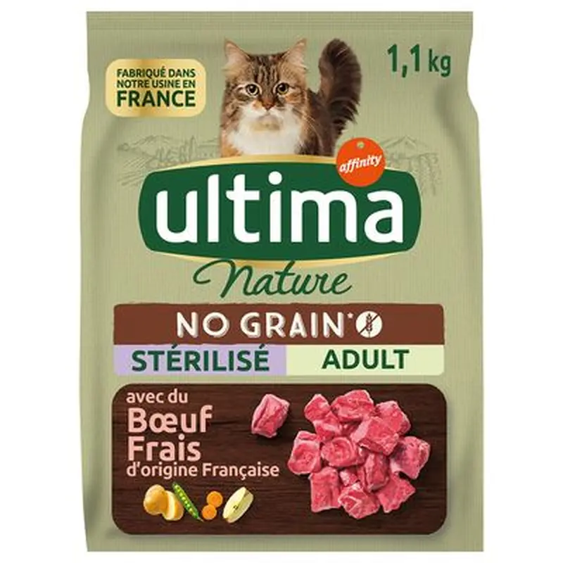 Ultima Nature No Grain Sterilised - Beef - 1.1kg