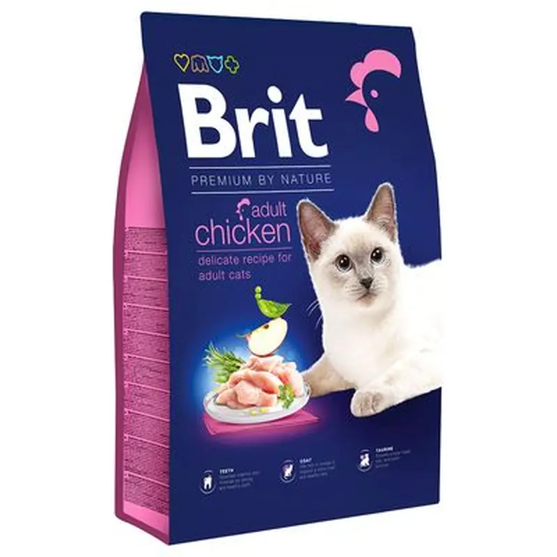Brit Premium by Nature Cat Adult Chicken - 8kg