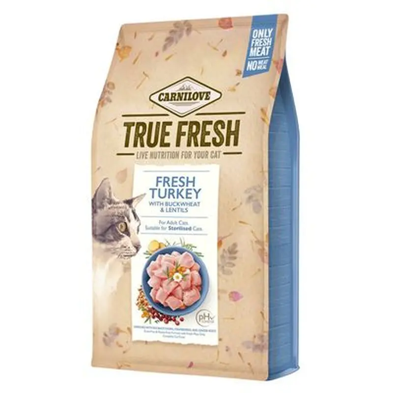 Carnilove True Fresh turkey for cats - 4.8 kg