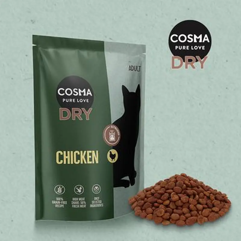 Cosma Extruded Chicken Dry Food - 400g